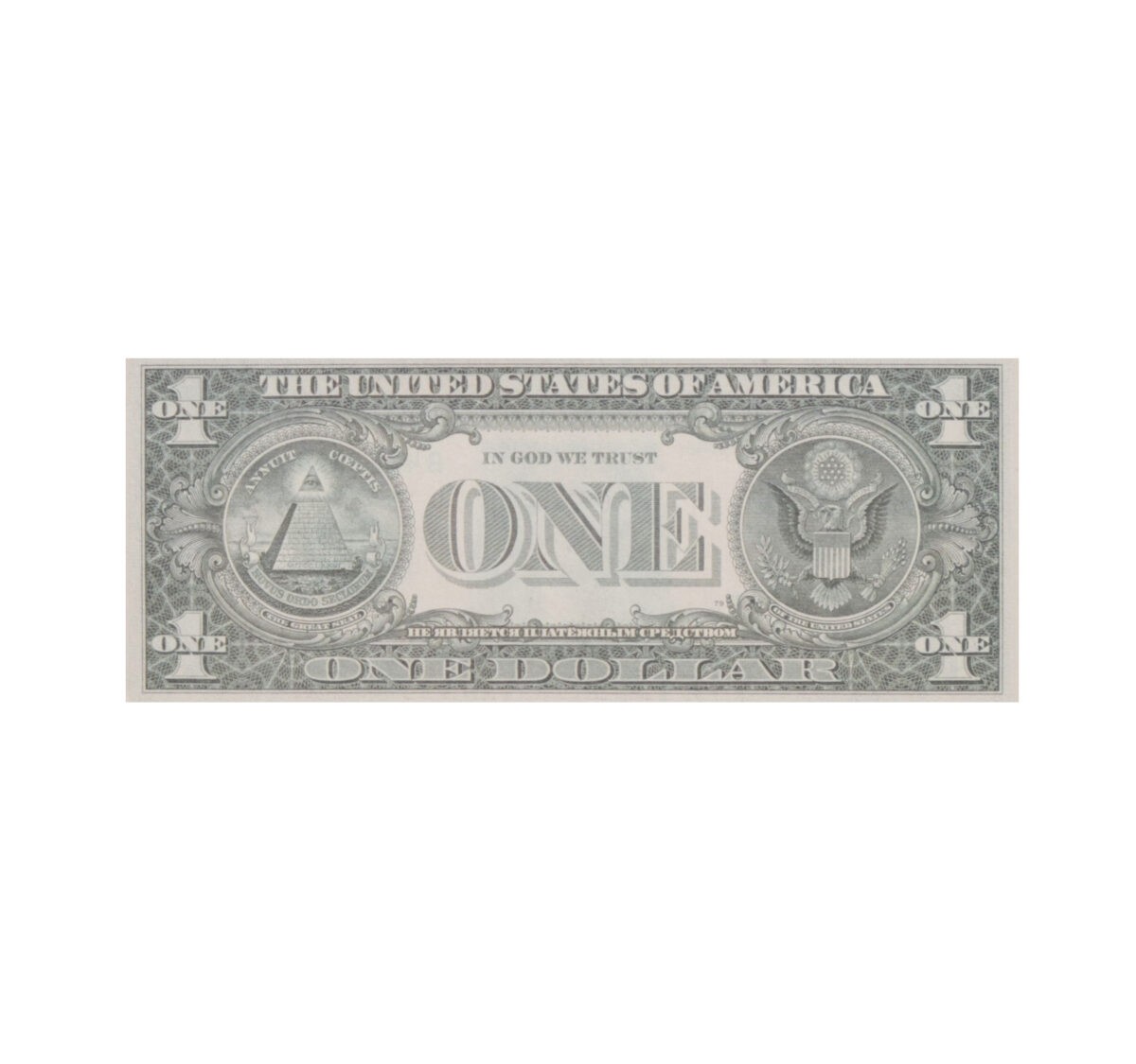 1 US dollars prop money stack