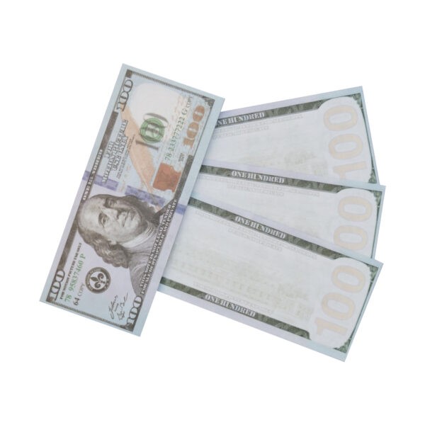100 US dollars prop money notepad