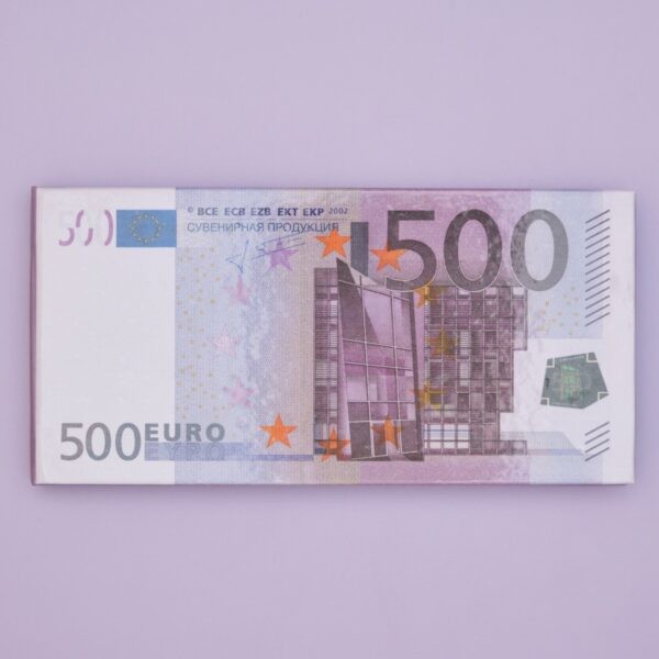 500 Euro tear-off prop money notepad