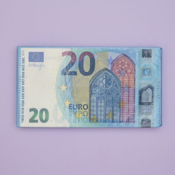 20 Euro tear-off prop money notepad