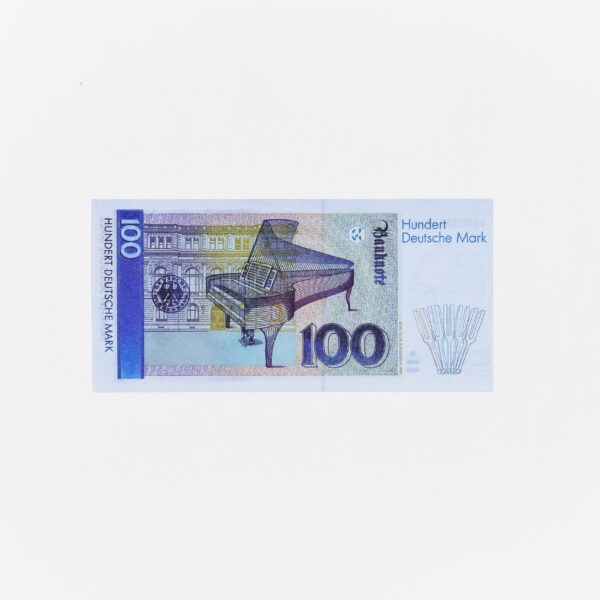 100 Deutsch marks prop money stack